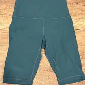 lululemon athletica Teal Bike Shorts